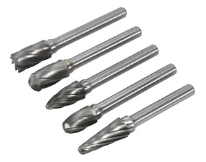 Sealey Tungsten Carbide Rotary Burr Set 5pc Ripper/Coarse SDBCK5