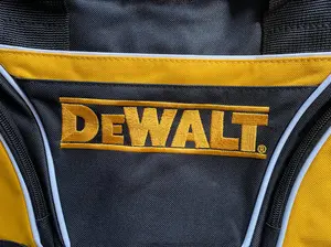 Dewalt Tool Bag 18" 46cm Toolbag Yellow Black Open Top DIY Gym Tools Holdall