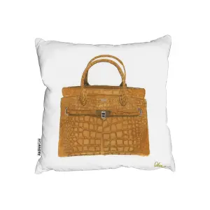 Cushions - Stylish Brown Bag (Cushion) / 60cm x 60cm