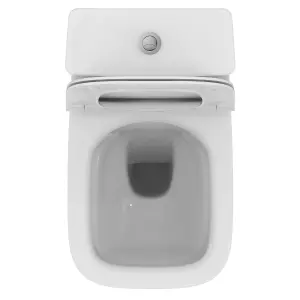 Ideal Standard i.life S White Back to wall Square Toilet set with Soft close seat & Close coupled cistern