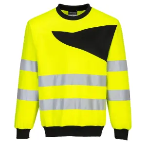 Portwest PW2 Hi-Vis Crewneck Sweatshirt