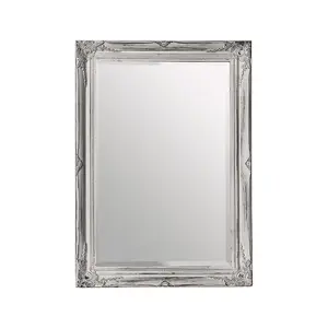 Interiors by Premier Distressed White Finish Wall Mirror