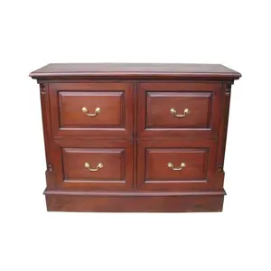 Lloyd 110cm Wide 4 -Drawer Solid Wood File Cabinet