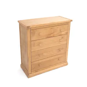 Lucca 4 Drawer Chest of Drawers Wood Knob