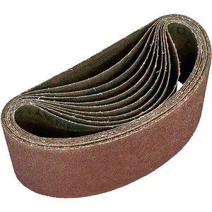 Premium 5 Pack of 100mm x 620mm Sanding Belts - 36 Grit Aluminium Oxide for Woodworking