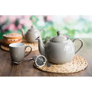 London Pottery Farmhouse Teapot Grey / 0.8 L