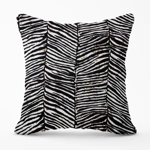 Zebra Pattern Outdoor Cushion 45cm x 45cm