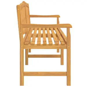 Berkfield Garden Bench 228x59.5x90 cm Solid Teak Wood