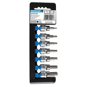 Silverline - Hex Bit Set 3/8" Drive 7pce - Hex 3 - 10mm