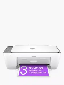 HP Deskjet 2820E All-In-One Wireless Printer, HP Instant Ink Compatible, Cement