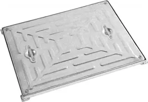 Wrekin Double Sealed Steel Access Manhole Cover & Frame 600mm X 600mm - 10 Tonne Galvanised Steel