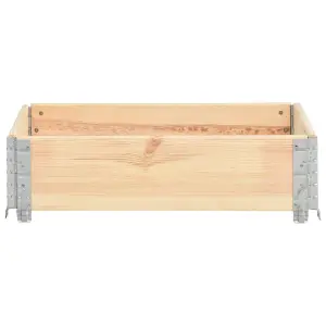 Berkfield Raised Bed 60x80 cm Solid Pine Wood (310048)