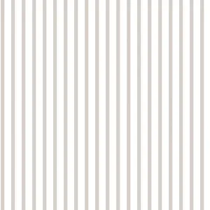 Galerie Smart Stripes 2 Silver Grey Breton Stripe Smooth Wallpaper