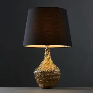 Verlene Ceramic Table Lamp Black