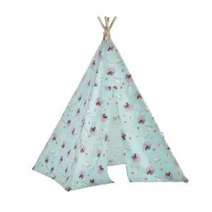 Disney Moana Kids Teepee Tent with Carry Bag - Easy to Assemble & Dismantle, Foldable & Portable Indoor Playhouse