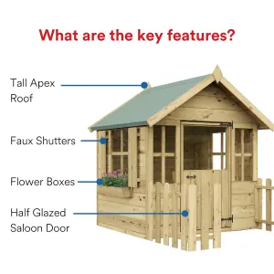 BillyOh Bunny Max Playhouse - Pressure Treated - 4 x 4