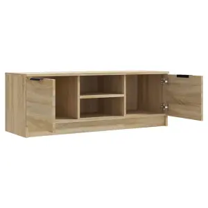 vidaXL TV Cabinet Sonoma Oak 102x35x36.5 cm Engineered Wood