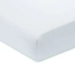 Bianca Fine Linens Bedroom Luxury 800 Thread Count Cotton Sateen Fitted Sheet 36cm Depth White