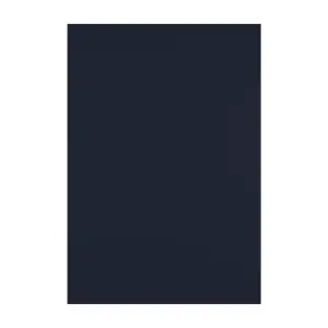 Kitchen Kit Slab Sample Kitchen Unit Cabinet Door 396mm - Ultra Matt Indigo Blue