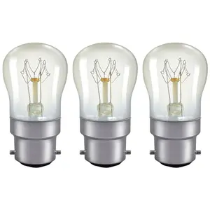 Crompton Lamps 15W Pygmy B22 Dimmable Warm White Clear (3 Pack)