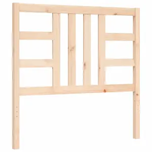 Berkfield Bed Frame with Headboard 90x200 cm Solid Wood