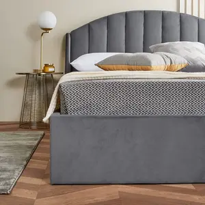 Richlands Upholstered Ottoman Bed Double