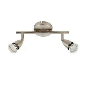 Luminosa 2 Light Spotlight Satin Nickel, GU10