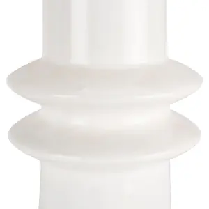 Tall Ceramic Bubble Vase - 30cm - White