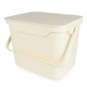 Easy Eco - 5L Compost Caddy - Cream