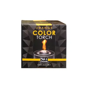 Made in Colors Orange Smoke Odour-Free Wind Resistant Stable Flame Garden Burner Torch 330ml