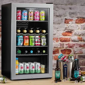 Subcold Super 85 LED Drinks Fridge - Silver