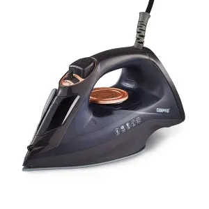 Geepas Steam Iron Dry & Wet Ceramic Non-Stick Gliding Soleplate Vertical 2400W