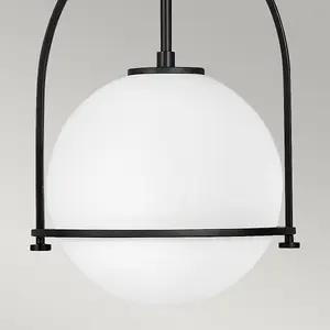 Luminosa Hinkley Somerset Globe Pendant Ceiling Light Black