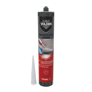 Volden Grey Concrete crack repair, 0.5kg Cartridge - Ready for use