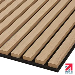 Naturewall SlatWall Mini Natural Oak - 60cm x 60cm - Pack of 4