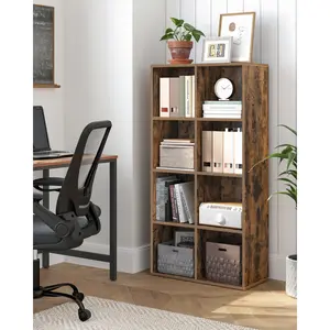 Carrie Bookcase Rustic Brown