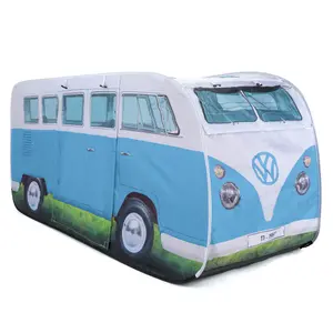 Volkswagen Blue Camper van Pop up 3-man Tent