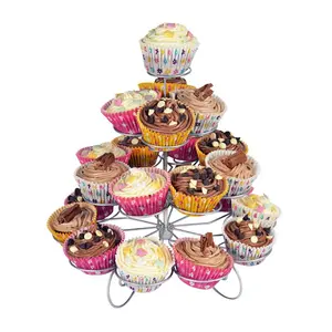 Cup Cake Stand in Silver