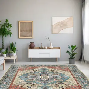 Parisa Multicolour Persian Large Rug, (L)230cm x (W)160cm