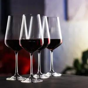 Dartington Crystal Cheers! 450ml Red Wine Glass Set (Set of 4)