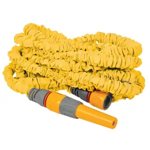 Hozelock Superhoze Yellow Expandable Hose pipe (L)15m