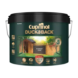 Cuprinol 5 year ducksback Forest oak Exterior Wood paint, 9L