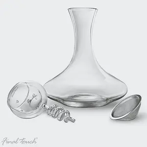 Final Touch Twister Glass Aerator & Decanter Set