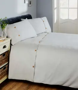 Waffle Duvet Set With Pillowcase