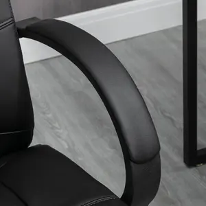 Vinsetto Executive Office Chair High Back Computer Desk Chair w/ Armrests Black