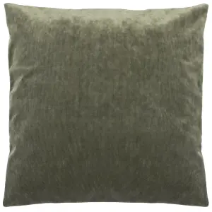 furn. Camden Square Reversible Micro-Cord Velvet Feather Filled Cushion