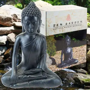 Zen Garden Meditating Buddha 12 Inch Ornament