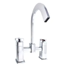 Bath filler mixer tap cross handles