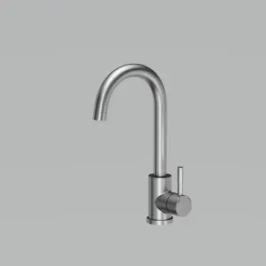 Quadron Kate Steel mixer kitchen tap, stainless steel material