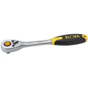 Draper Elora Quick Release Soft Grip Reversible Ratchet, 1/2" Sq. Dr., 270mm 55536